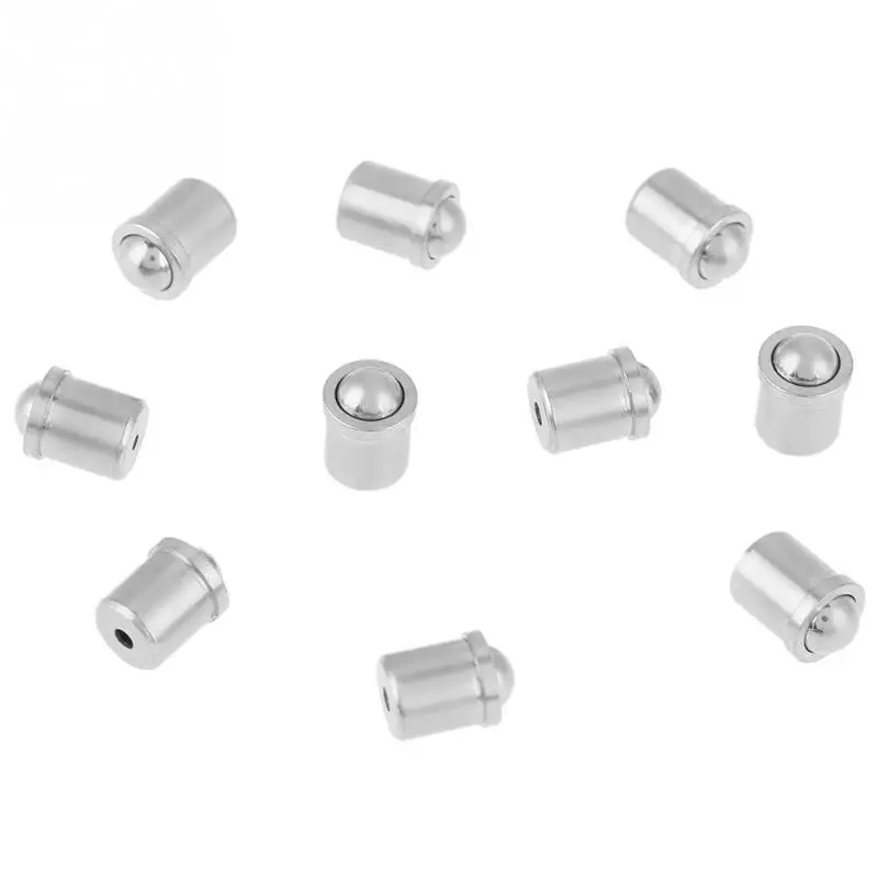 

10Pcs/Lot 304 5mm*6mm Body plunger set Stainless Steel Ball Push Fit Ball Plunger Spring Plunger