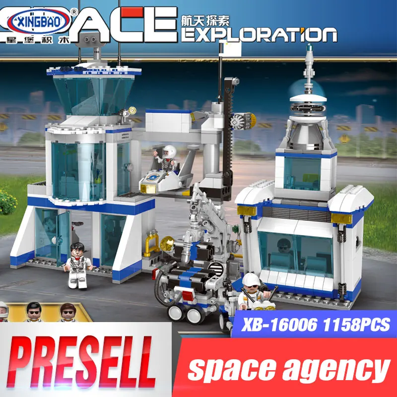 

XINGBAO 16006 Space Exploration The Space Agency Set Building Blocks Bricks Educational Toys Christmas Birthday Gifts Model