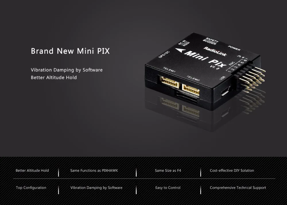 

Newest Radiolink MINI PIX basic configuration without GPS model accessories radiolink flight control