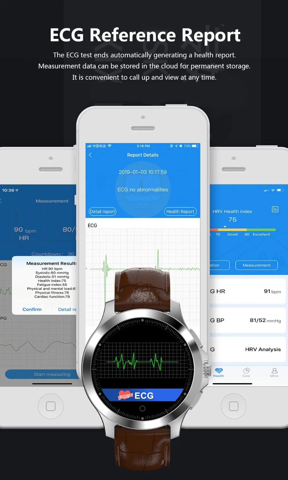 Новые смарт-часы PPG ECG с электрокардиографом ЭКГ дисплей реальная ЭКГ медицинская тегия пульса монитор артериального давления smartwatch