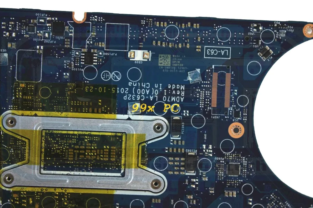 Материнская плата для ноутбука DELL Latitude E5470 материнская плата для ноутбука W/I7-6600U cpu R7-M360 GPU NR58R 0NR58R CN-0NR58R LA-C632P DDR4