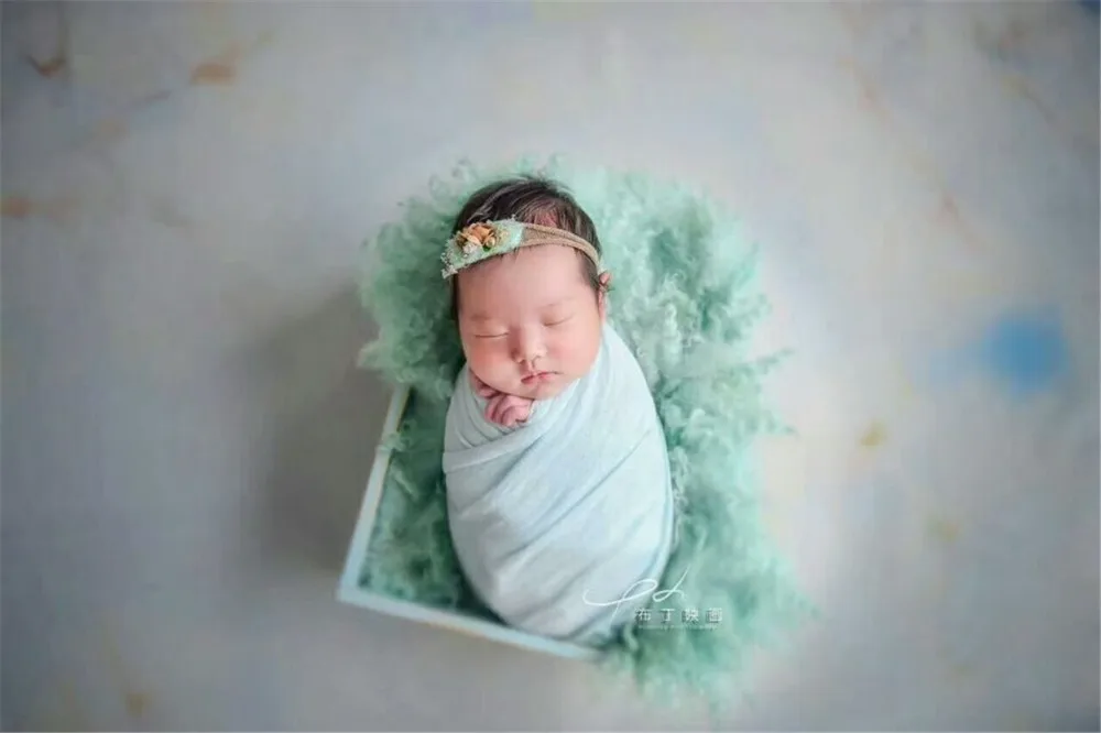 green wool blanket