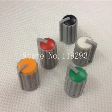 [BELLA] Taipower бит микшер behringer ручка осевая крышка цветная красная, оранжевая. Цвет: белый, черный. Грубые полосатые Зеленые Боди- 50 шт./партия