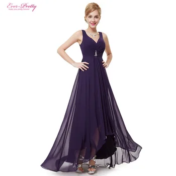 Formal Evening Dresses EP09983 Ever Pretty 2016 New Arrival Real Photo Plus Size Double V Neck Rhinestones Long Evening Dress