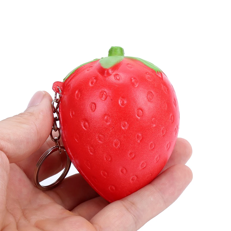 kawaii Squish Strawberry cheap Slow Rising Squeeze Phone Strap Charm Pendant Squishes fruit soft Scented Kid Toy Gift Collection kawaii Squish Strawberry cheap Slow Rising Squeeze Phone Strap Charm Pendant Squishes fruit soft Scented Kid Toy Gift Collection