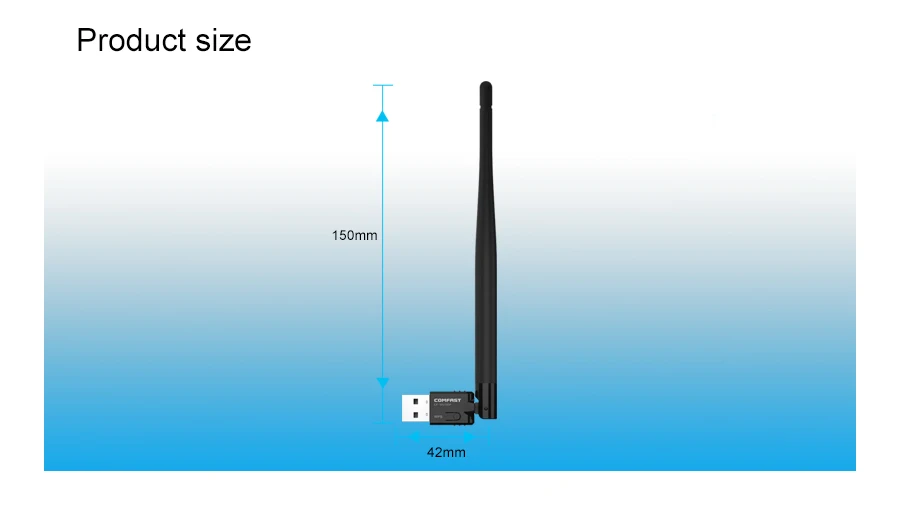 Мини Беспроводной WiFi адаптер 150 Мбит 5db Телевизионные антенны USB Wi Fi приемник
