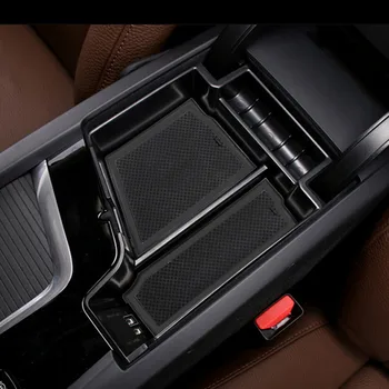 

Black Center Storage Box For Volvo S90 XC90 V90CC 2017 2018 Car Container Holder Tray Accessories For Volvo XC60 2018 For LHD