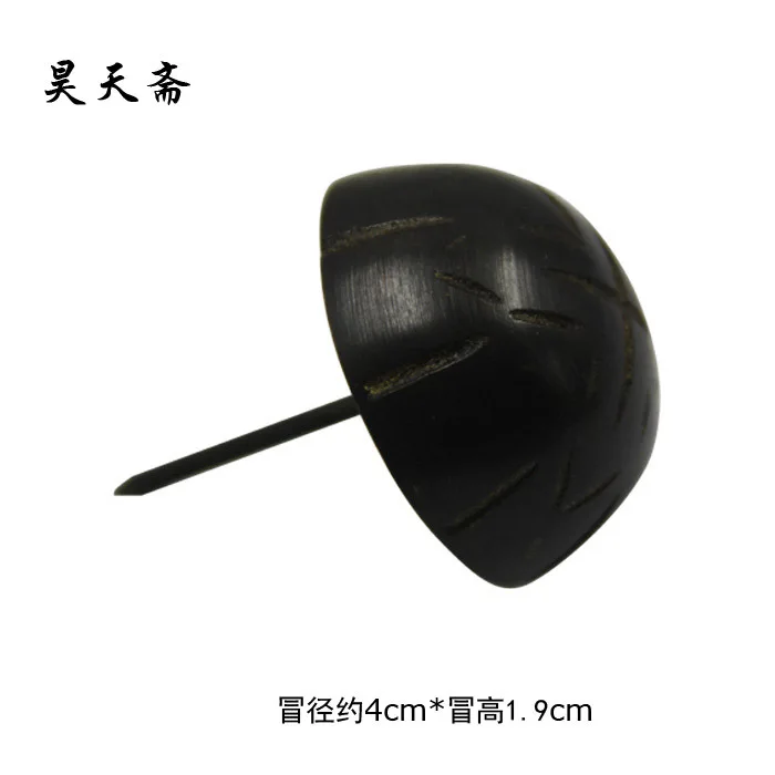 [Хаотянь вегетарианские] барабан ногтей пень Китайский античная медь ногти цветы 4 см колпачок HTL-074 трехцветный
