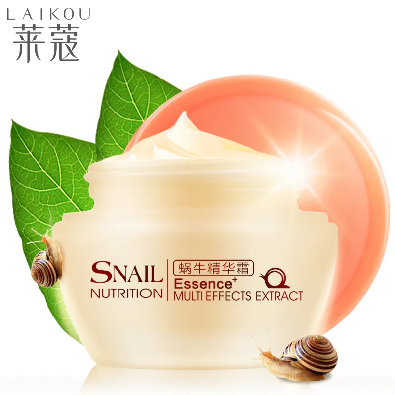 Купить крем улитки. LAIKOU крем. Snail Nutrition Essence Multi Effects extract LAIKOU. Крем для лица Snail Essence Moisturizing Cream. LAIKOU крем для лица с муцином улитки.