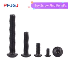 Peng Fa ISO7380 black button head screw M2 M2.5 M3 M4 M5 M6 M8 Hexagon Socket round head Screws Hex Socket Screw Peng Fa ISO7380 black button head screw M2 M2.5 M3 M4 M5 M6 M8 Hexagon Socket round head Screws Hex Socket Screw