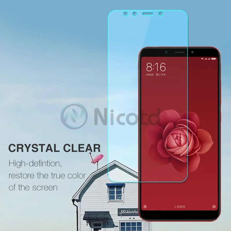 2 PCS Screen Protector For Xiaomi Mi A1 A2 MIX Clear Film Tempered Glass For Xiaomi Redmi 4A 6 6A Screen Protective Glass Film (2)