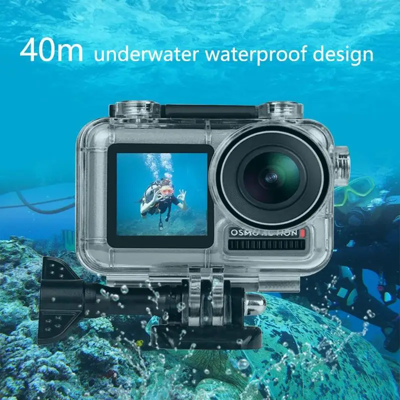 40 м водонепроницаемый чехол с защитой от погружения рамка для DJI OSMO действие подходит для дайвинга Сноркелинга плавания