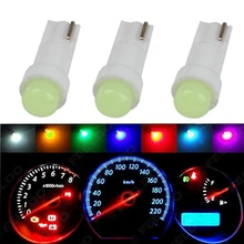 10 pc T5 instrumento automóvel diodo emissor de luz do painel do carro lâmpada de leitura lâmpada porta Wedge Medidor 12 v cob smd Carro estilo branco vermelho