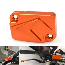 Motorcycle CNC Aluminum Front Brake Master Cylinder Fluid Reservoir Cover Cap for KTM DUKE 125 200 390 Motorcycle CNC Aluminum Front Brake Master Cylinder Fluid Reservoir Cover Cap for KTM DUKE 125 200 390
