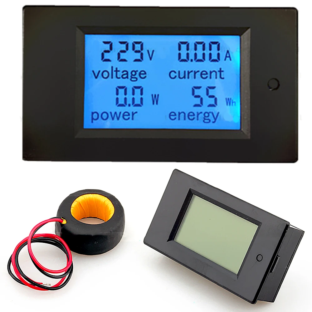 

4 in 1 Digital Voltmeter ammeter usb tester voltage current meter ampermeter indicator doctor Multimeter 100A AC 80V-260V