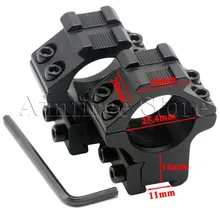 Тактический 2шт 25,4 мм " дюймовый прицел крепление кольца подходит 11 мм ласточкин хвост рельсы с Пикатинни 20 мм Топ Вивер рельсы