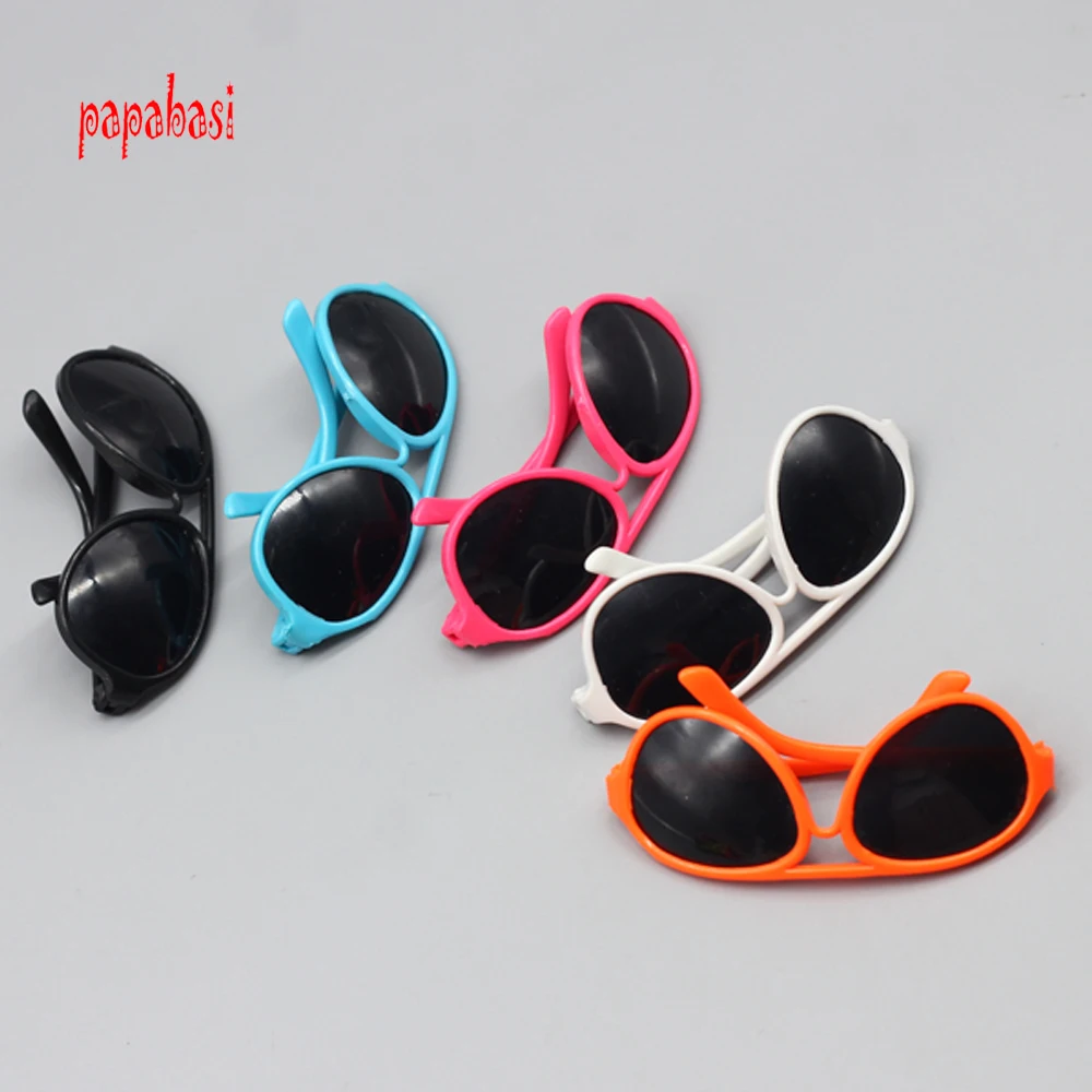 1pcs new plastic sunglasses for BJD blyth dolls as for 18inch American