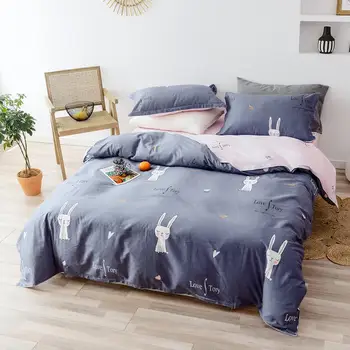 

Wholesale 100% Cotton Duvet Cover Twin Full Queen King Size Quilt Cover with Zipper Soft Comforter Case Pillowcase 200*230cm