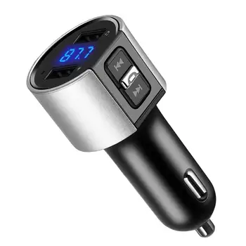 

Car Bluetooth MP3 Player FM Transmitter Hands-free Call Dual USB Charger Adapter Car FM Transmitter