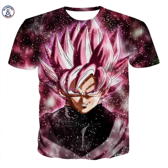 Dragon Ball Print T-Shirt Tops