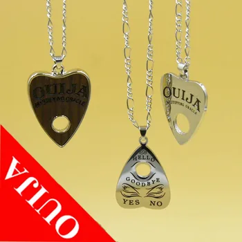 

10 pcs Stainless Steel Pendant Ouija Board Planchette Necklace 24 Inch Copper Chain Ouija Board pendant High Quality Jewelry