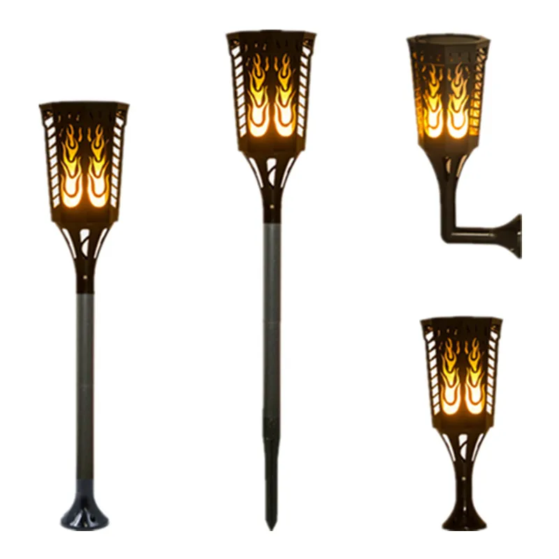 Worldyea 96LED Solar Torches Light Outdoor Waterproof Flickering Flame