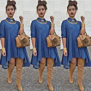 jean gown style