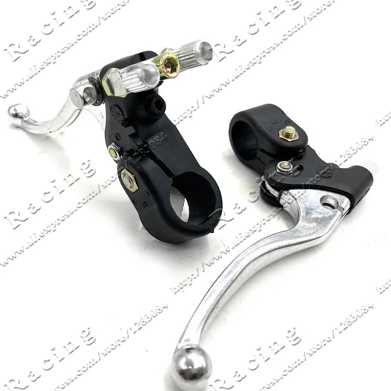 

Alloy 7/8'' Right Dual Twin Minimoto Left Handle Brake Levers For 47cc 49cc Pocket Dirt Bike Gas Scooter ATV Quad Mini Moto