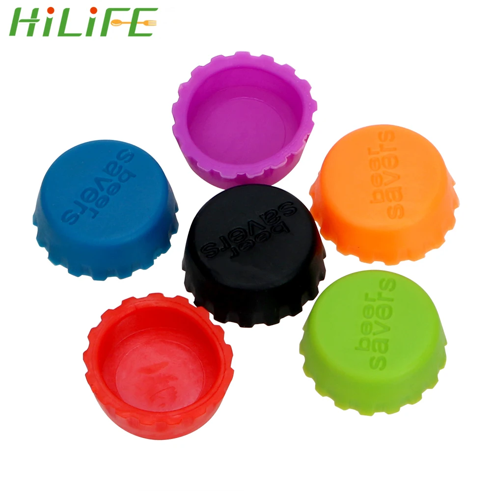 HILIFE креативный чехол для бутылки 6 шт./компл. Крышка консерванта силиконовая