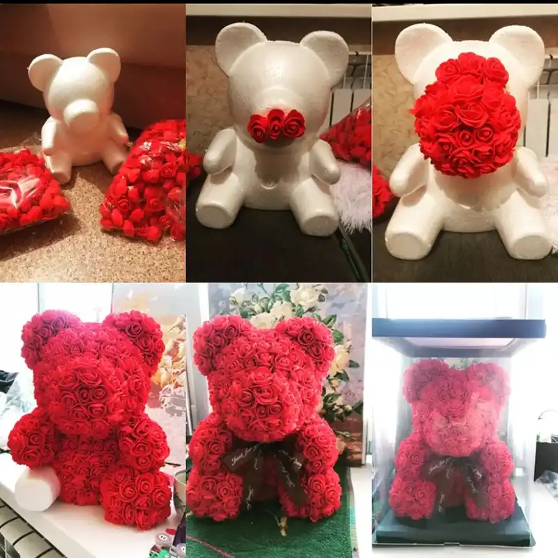 diy rose bear