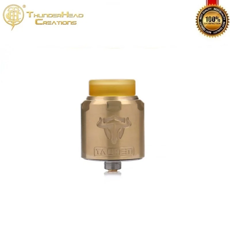 Оригинальные ThunderHead Creations THC Tauren RDA Tank с обычным позолоченным 510 Pin и BF для Vape Hellvape