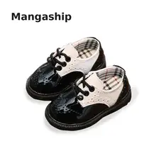 Г. Летняя обувь для девочек кожаная Студенческая школьная обувь новые детские кожаные туфли для мальчиков, свадебные Нескользящие удобные