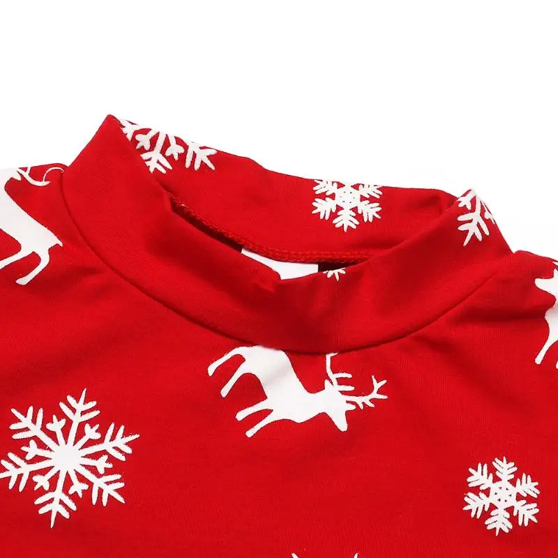 Красный Детский комбинезон с капюшоном; комбинезон с оленем для новорожденных; зимний теплый комбинезон с принтом оленя для малышей; одежда