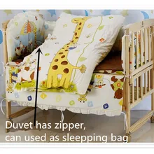 Промо-акция! 6 шт лучший подарок для детская Колыбелька наборы постельных принадлежностей(3 бампера+ матрац+ подушка+ одеяло) 100*60/110*65 см