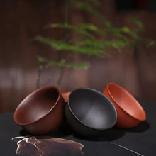 PINNY 2 шт./лот Исин фиолетовая глина чайные чашки 30 мл 55 мл 75 мл РУЧНАЯ РАБОТА фиолетовая глиняная чайная чашка китайский чайный набор кунг-фу натуральная руда