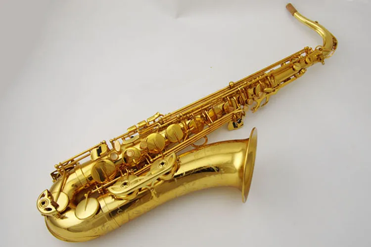 

Saxophone Tenor 802 Musical Instruments Professional Tenor Sax Gold Lacquer Mouthpiece Reeds Neck