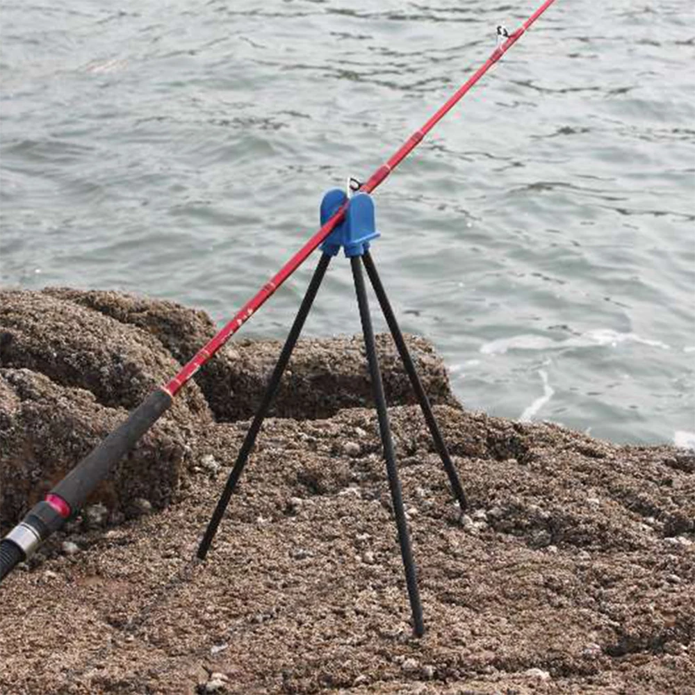 

Erchang Sea Fishing Rod Protector Holder Rod Pole Holders Ground Support Stand with Tripod Stand for Sea Fishing