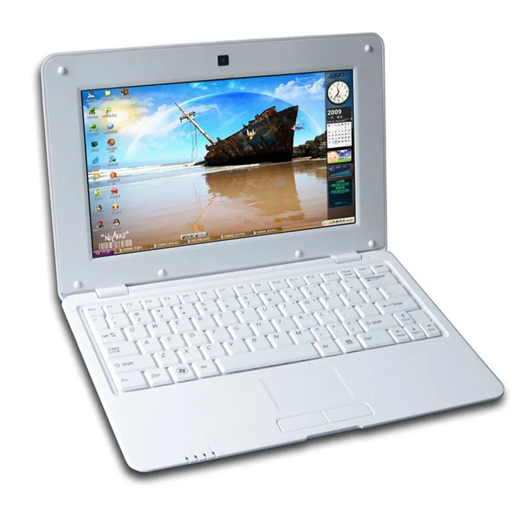 Новинка 10,1 дюймов портативный ноутбук дизайн Android 6,0 ноутбук четырехъядерный WiFi мини клавиатура для нетбука мышь планшеты ПК