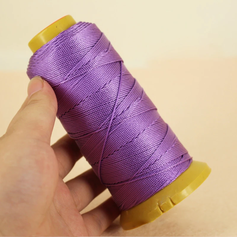 0,2 0,4 0,6 0,8 мм 1 мм из полиамида нейлоновый шнур швейные нитки веревка шелка и кожи с заостренным носком Бисер строка для Цепочки и ожерелья Браслет "сделай сам" для изготовления ювелирных изделий - Цвет: light purple