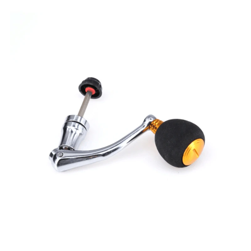 Aluminum Alloy Fishing Reel Handle Knob Fishing Tackle Accessories Spinning Reel Foldable Rocker Be applicable 99% Reel