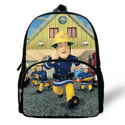 Brand New Childrens Kids Fireman Sam 3D Bag Backpack Pencil Case School Bag 