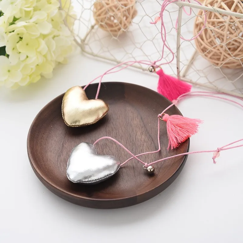 Kawaii/милые аксессуары для маленьких детей, комплект подходящих детских аксессуаров, цепочек на шею в форме лошадок, животных, сердец
