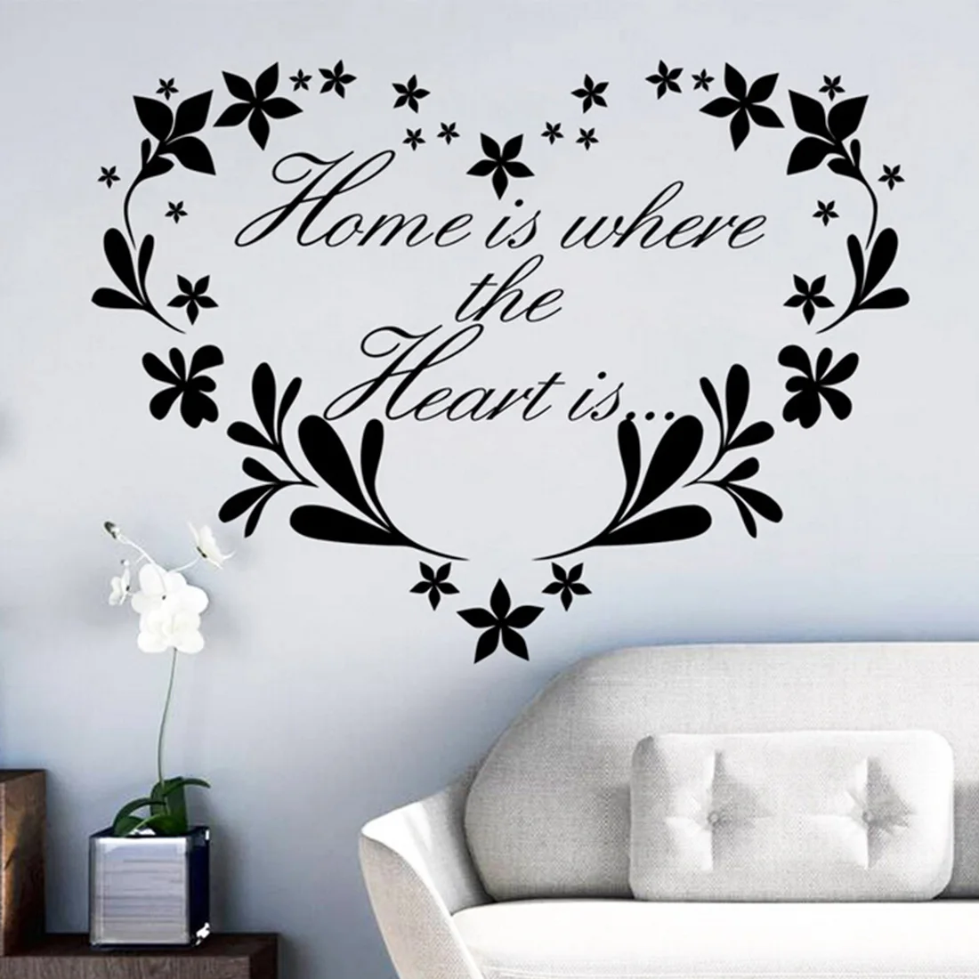 Home Is Where The Heart Is Quote Stunning New Arrival Home Is Where The Heart Is Quote Decal Sticker Wall Home Is Where The Heart Is Quote Best New Arrival Home Is Where The Heart Is Quote Decal Sticker Wall