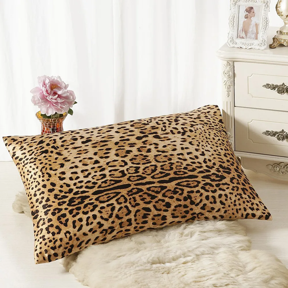 

Rectangle Polyester fiber Cushion Cover Silk Throw Pillow Nonwoven Case Pillowcase Removable and Washable Solid color printing