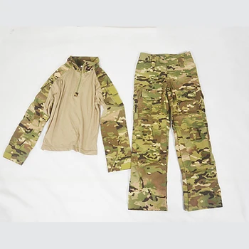 

Tactical Military Uniform Jacket Army Kids Military Combat Uniform Children's Pants with Knee Pads Camouflage Hunting Clothes