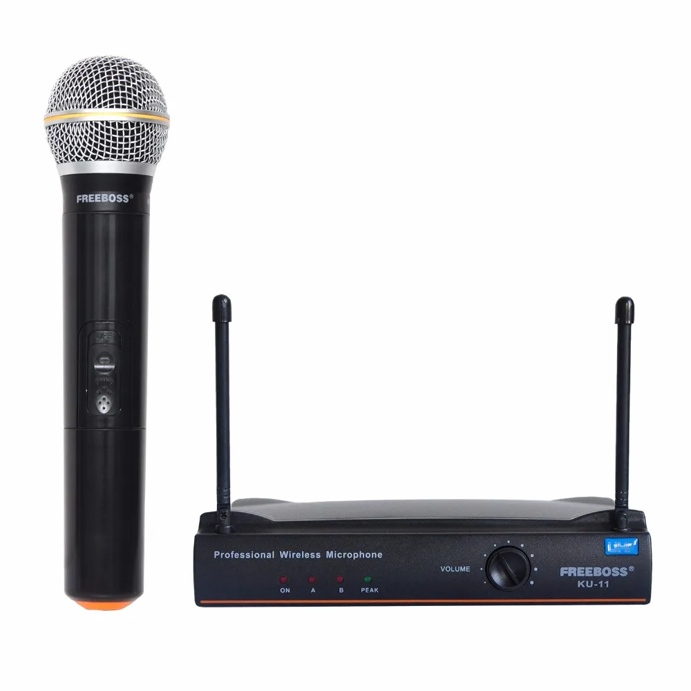 FREEBOSS KU 11 Handheld Mic fm Transmitter Professional Karaoke UHF