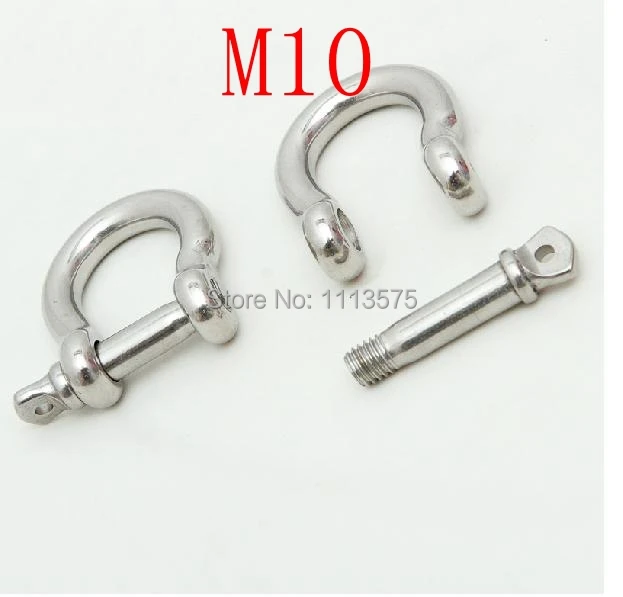 M10 304 321 316 metal stainless steel ss fasterner hardware d bow ring