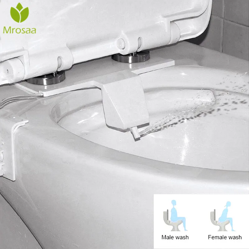 

Mrosaa Home Bathroom Universal Type Simple Using Toilet Spray Bidet Female Hygeian Flushing Device Single Toilet Sprayer Nozzle