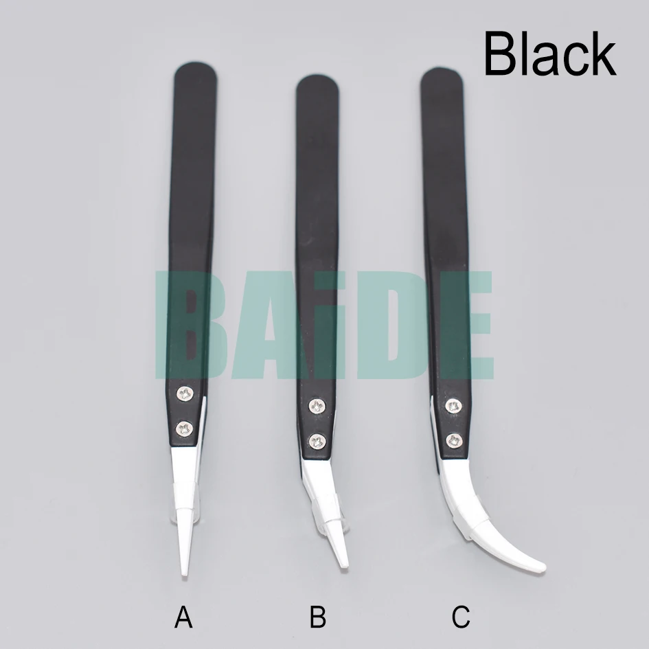 Black tweezers