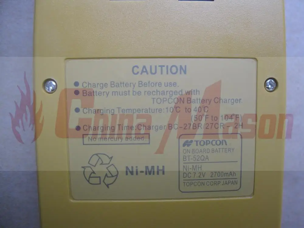 Высокое качество и 100% абсолютно новый аккумулятор Topcon BT 52QA 7 2 В 2700 мАч|topcon battery|battery